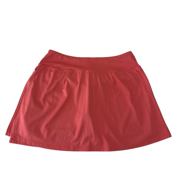 n Fashion Athletic Coral Short Skort Polyester & Spandex Womens SZ L - Picture 7 of 8